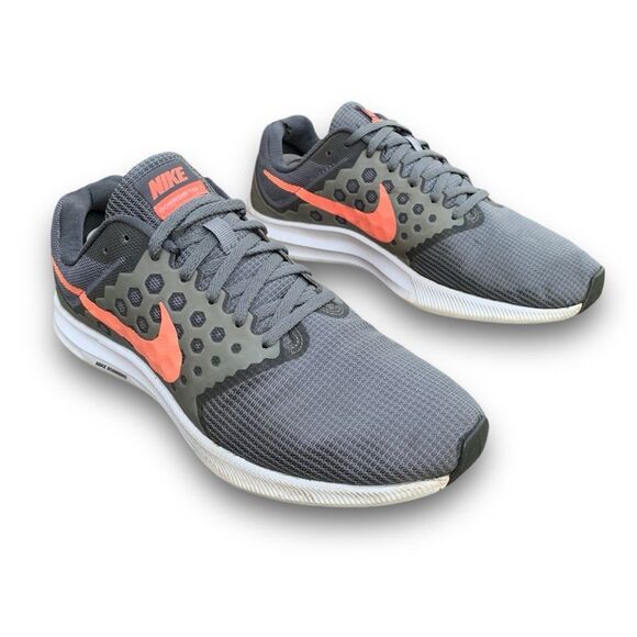 Nike Downshifter Cool Grey Lava Glow Running Athletic Shoes Women’s size 11 - Picture 14 of 15